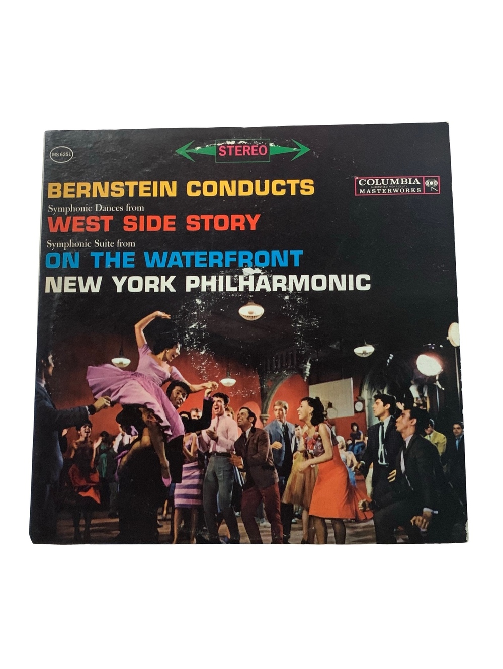 Bernstein Conducts West Side Story On the Waterfront LP Columbia Vinyl Classical